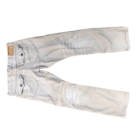 RARE True Religion Jeans Size 42 RICKY FLAP T Brown - Picture 9 of 12